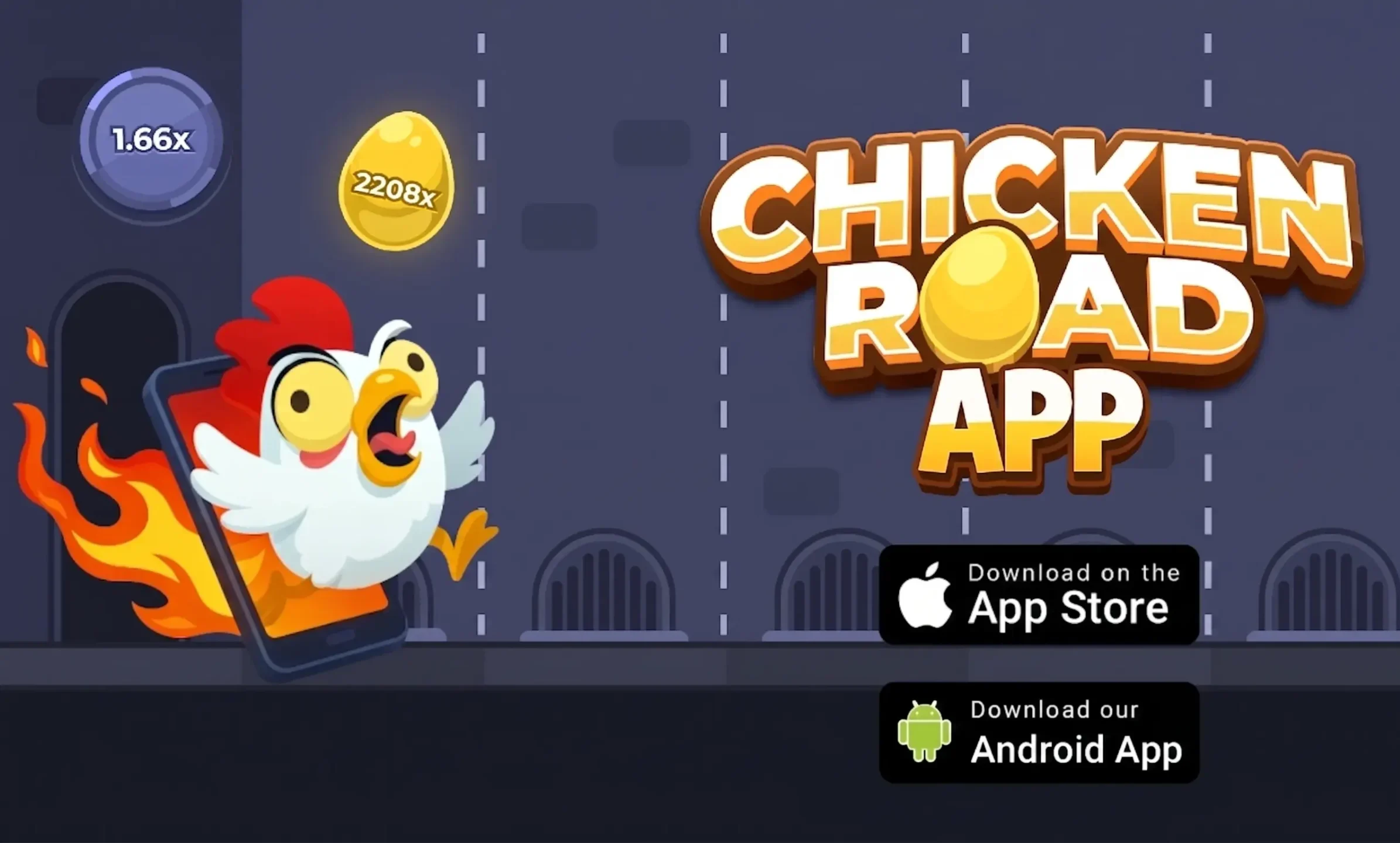 app android chicken road